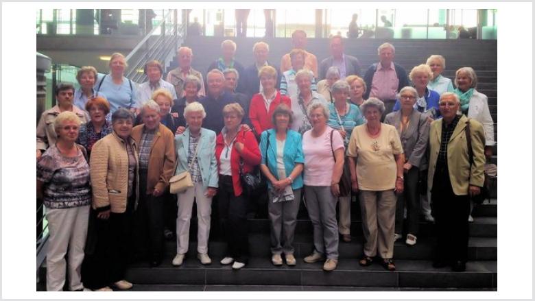 Seniorengruppe der Pfarre St. Lukas im Deutschen Bundestag in Berlin