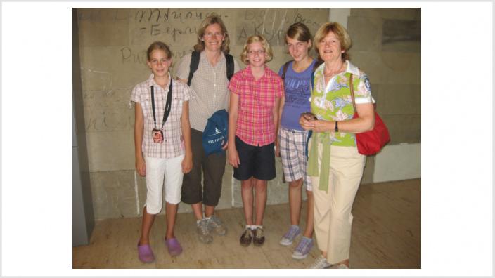 Familie Müller aus Titz besucht den Bundestag
